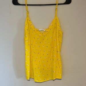 Yellow Floral Tank